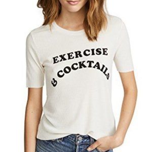 NWT Wildfox Cocktail Thermal Tee